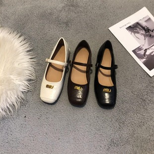 【Shoes】3色展開~フラットシューズ T0842