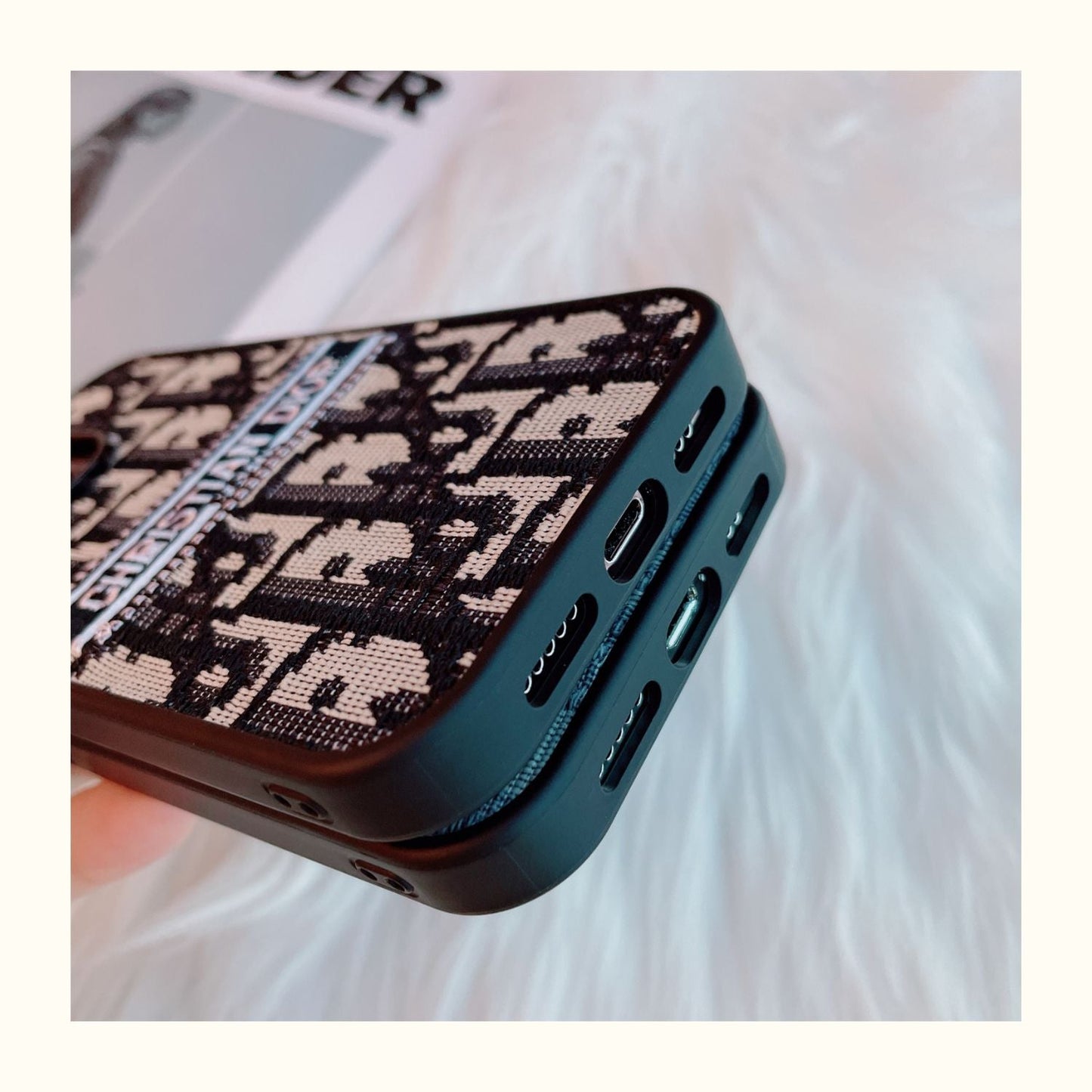 【雑貨】花柄スマホケース T0360