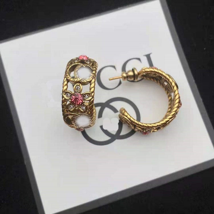【雑貨】花柄デザインアクセサリー T0787