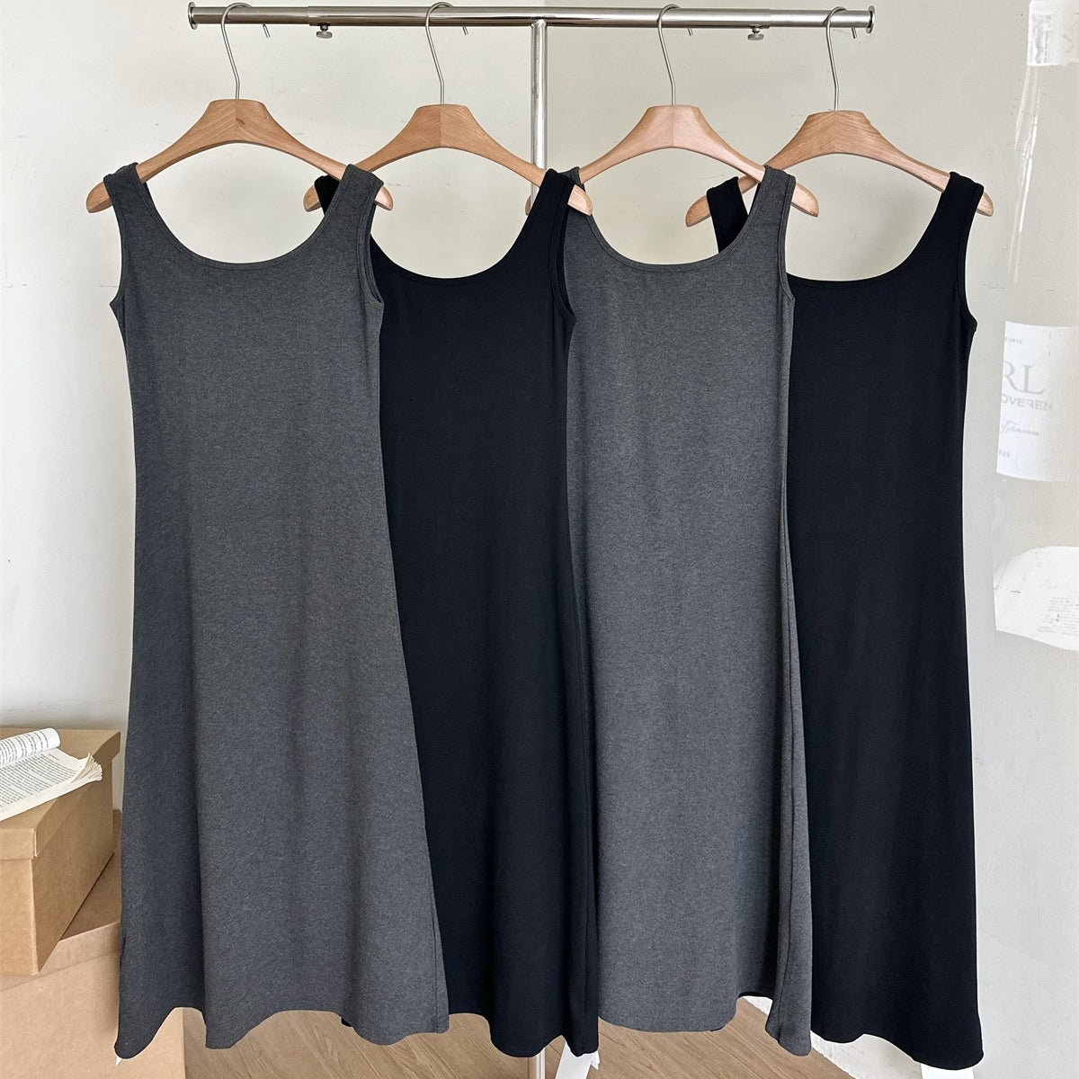 【Dress】ボタンデザインワンピース T0608