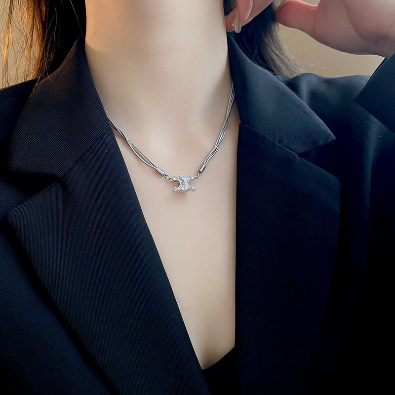 【雑貨】ファッションネックレス T0339