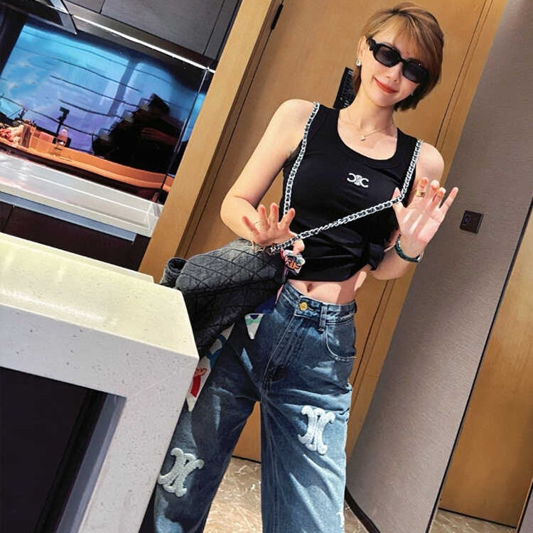 【Tops】ニットタンクトップ T0446