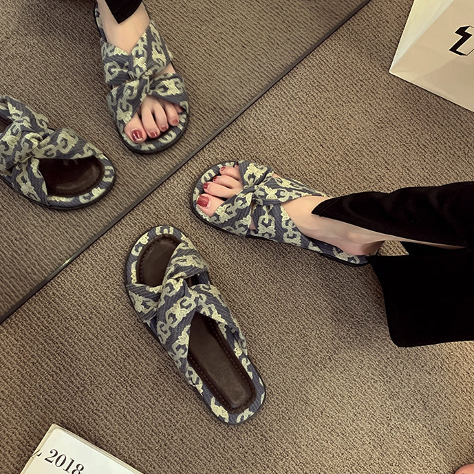 【Shoes】夏ぴったりスリッパ T0640