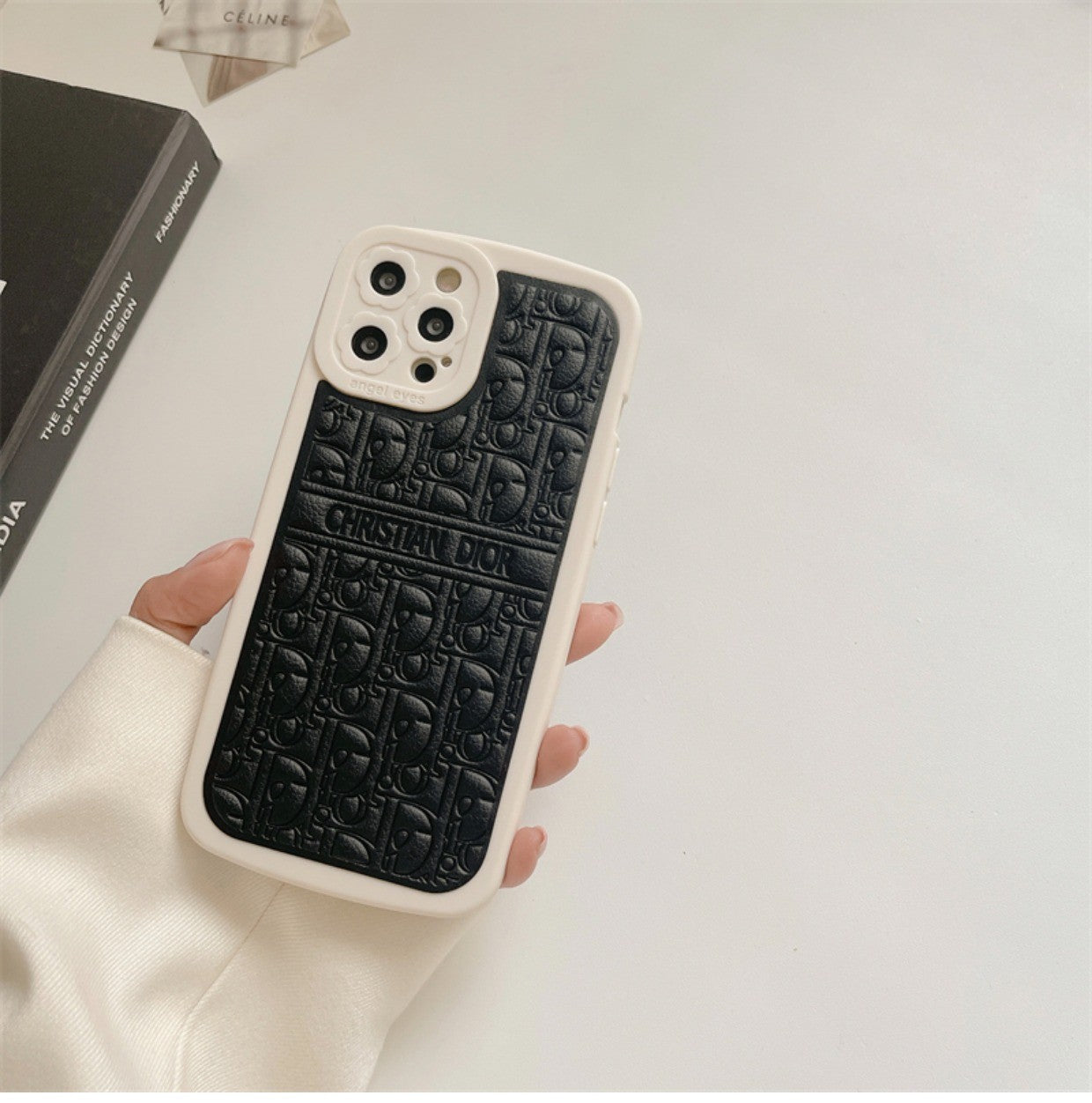 【雑貨】切り替えデザインスマホケース T0366