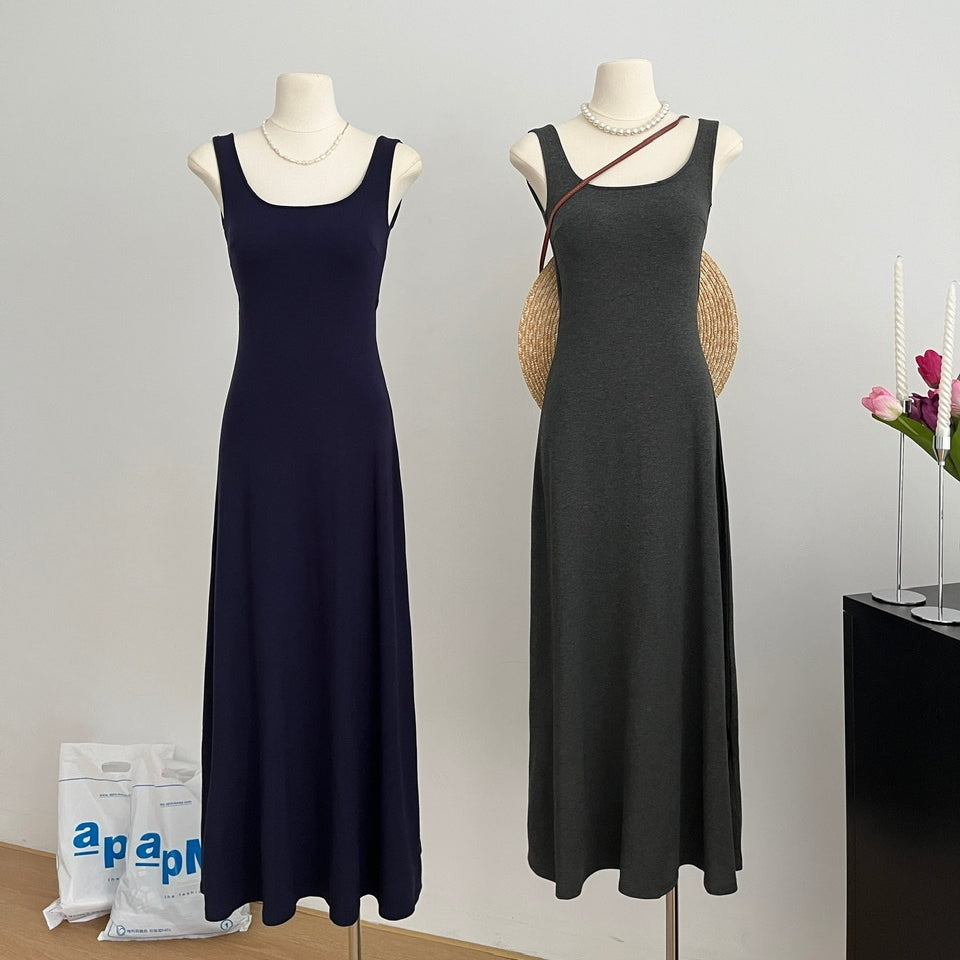 【Dress】快適なパッド入りドレス T0613