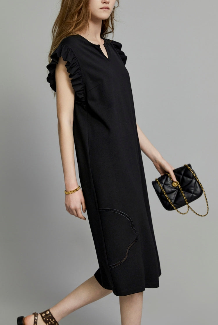 【Dress】フリルワンピース T01029