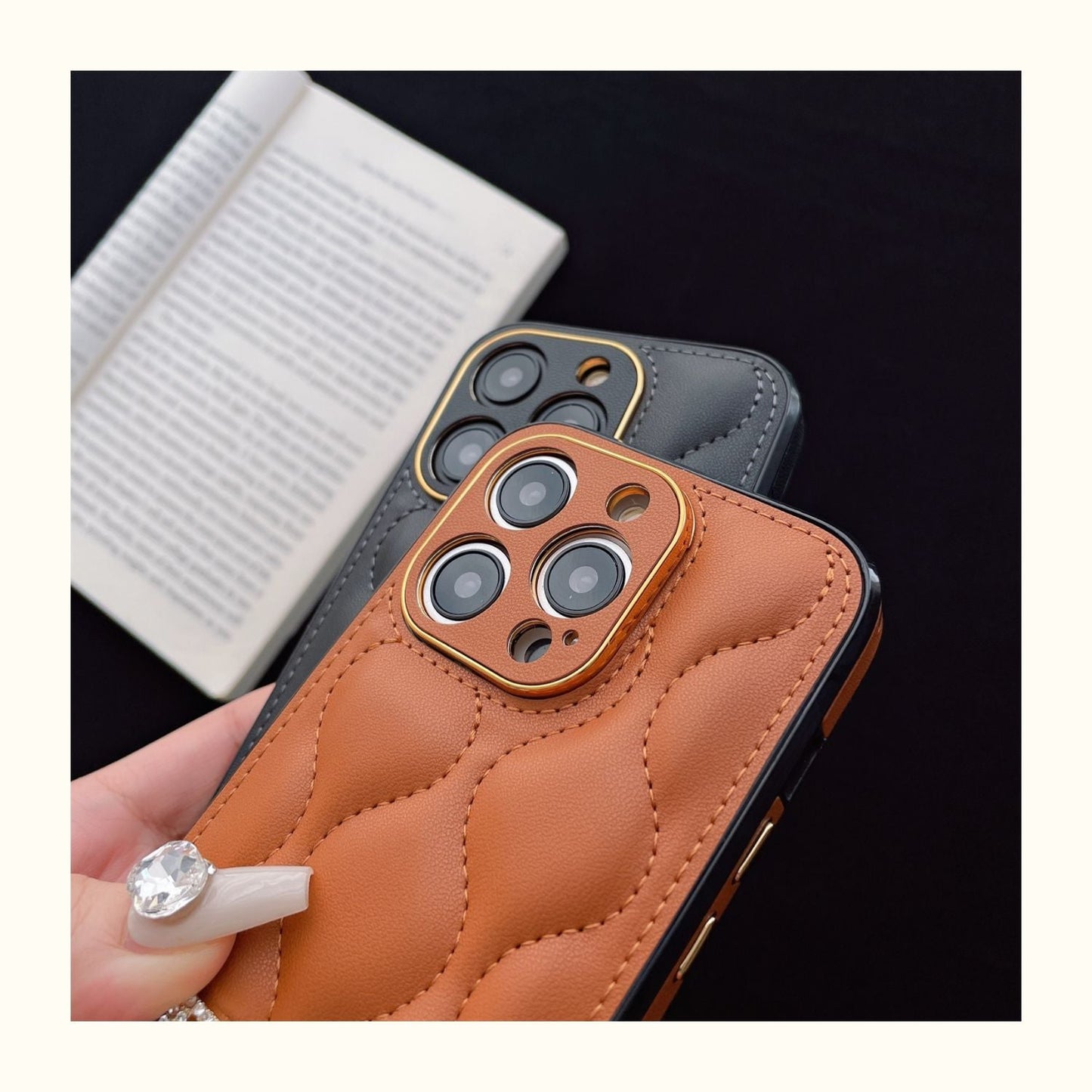 【雑貨】レザースマホケース T0419