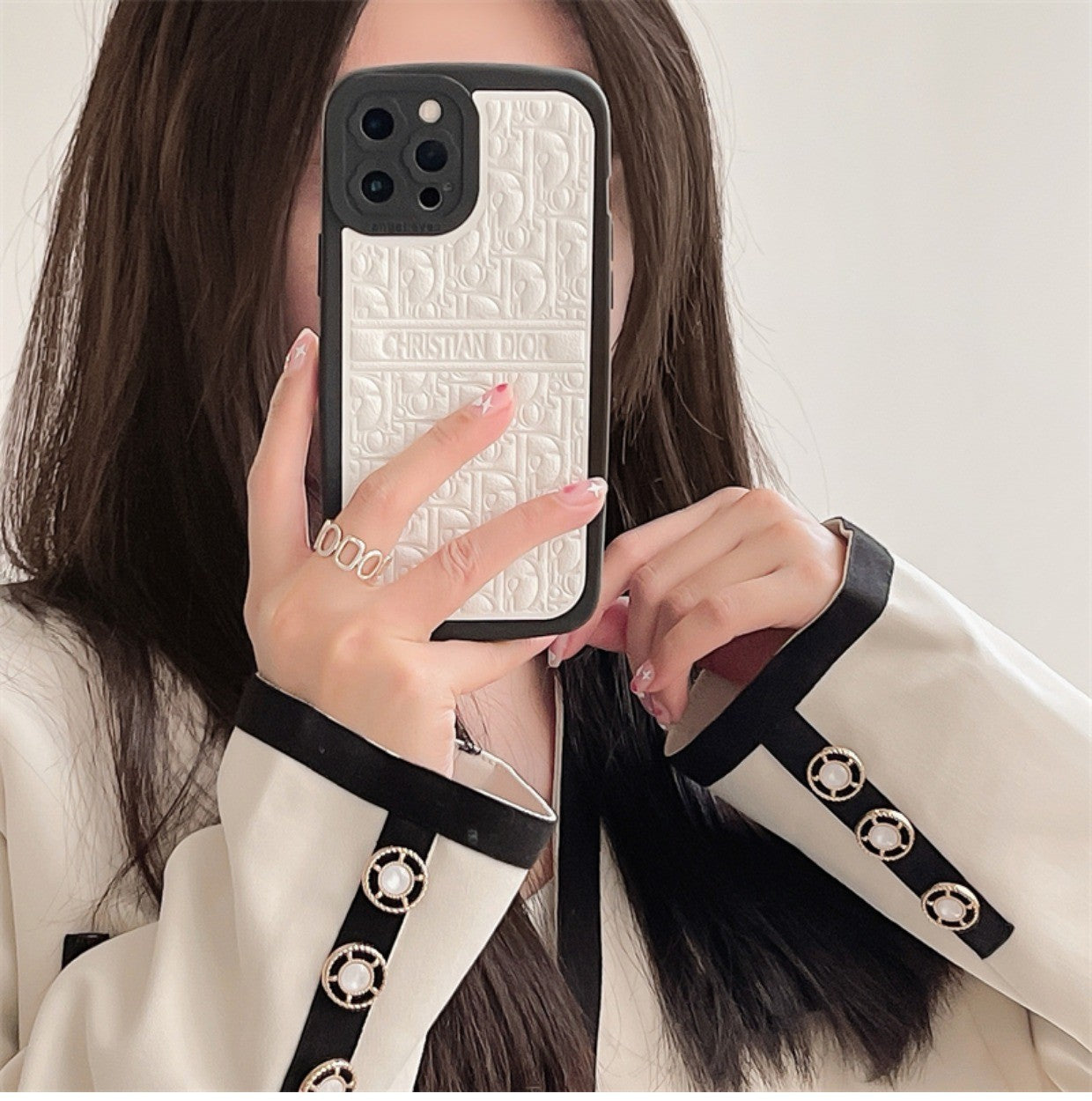 【雑貨】切り替えデザインスマホケース T0366