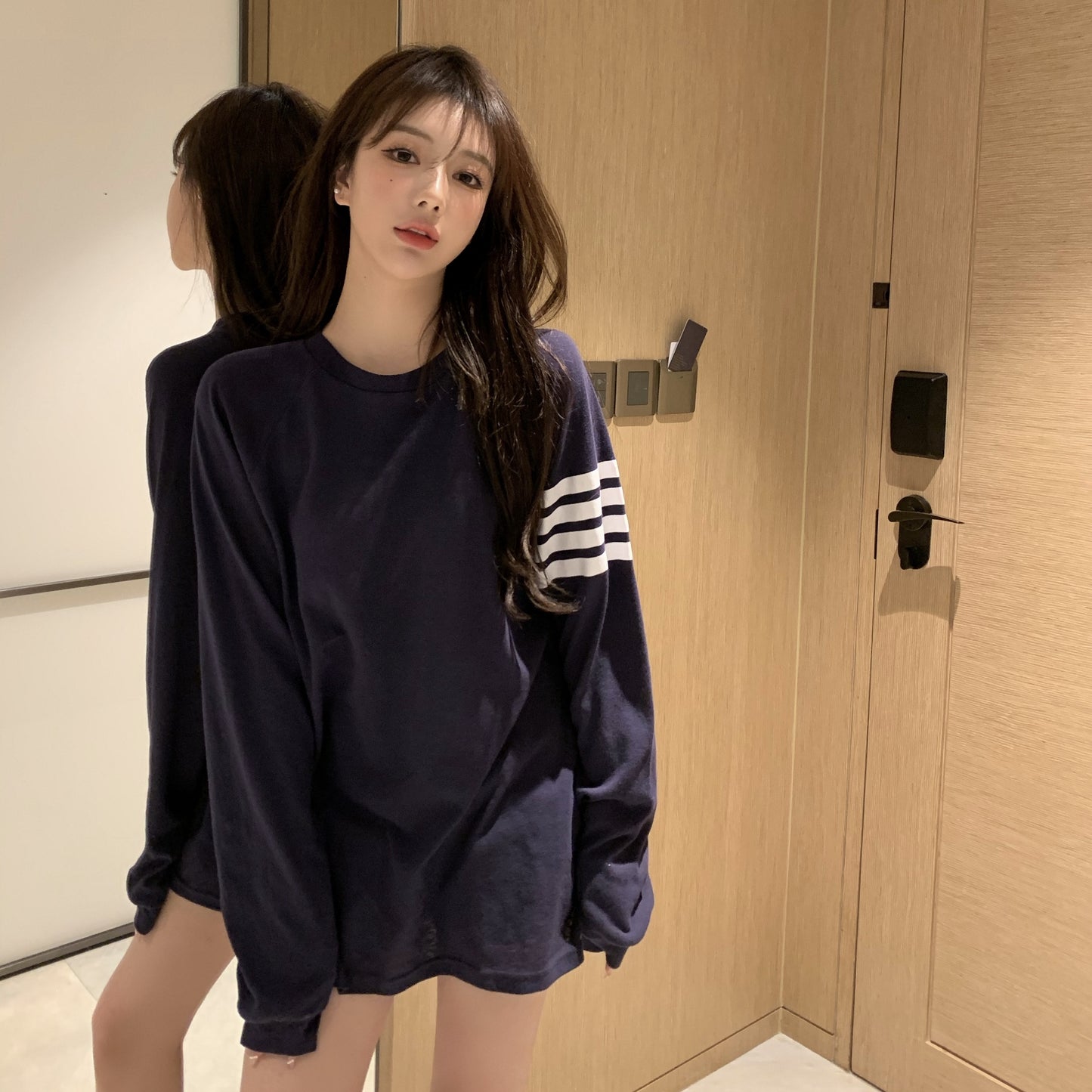 【Tops】4色展開Tシャツ T01012
