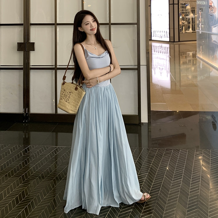 【Dress】カジュアル切り替えワンピース T0653
