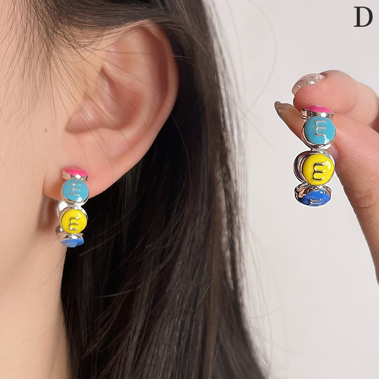 【雑貨】カーラーピアス T0778