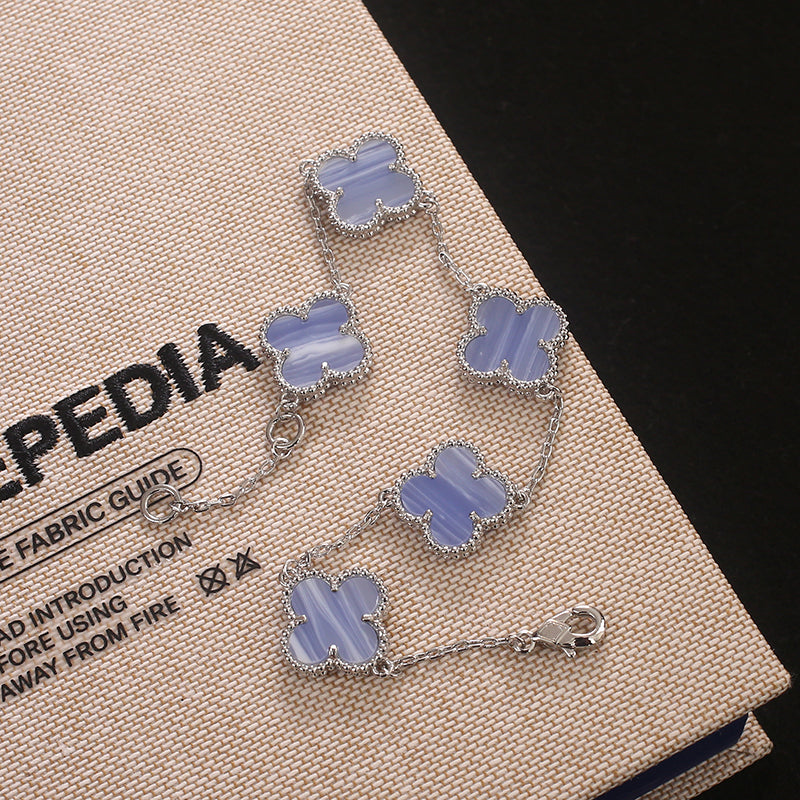 【雑貨】キラキラ花柄ブレスレット T0908