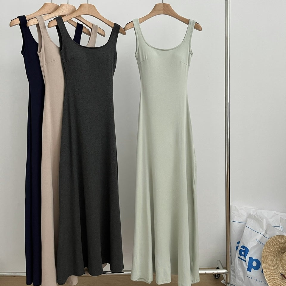 【Dress】快適なパッド入りドレス T0613