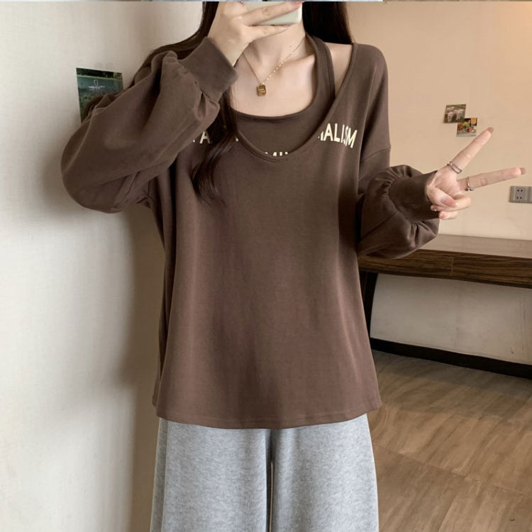 【Set】キャミソール+パーカー2点セット T01017