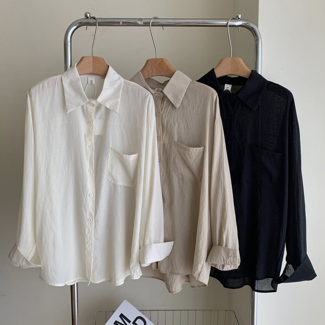 【Set】夏ぴったり薄い2点セットUVカット T0595