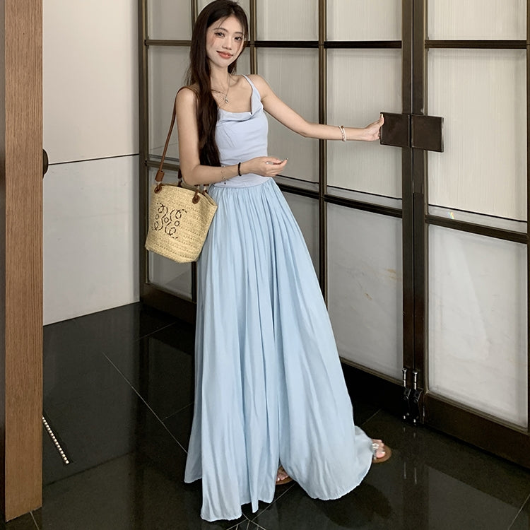 【Dress】カジュアル切り替えワンピース T0653