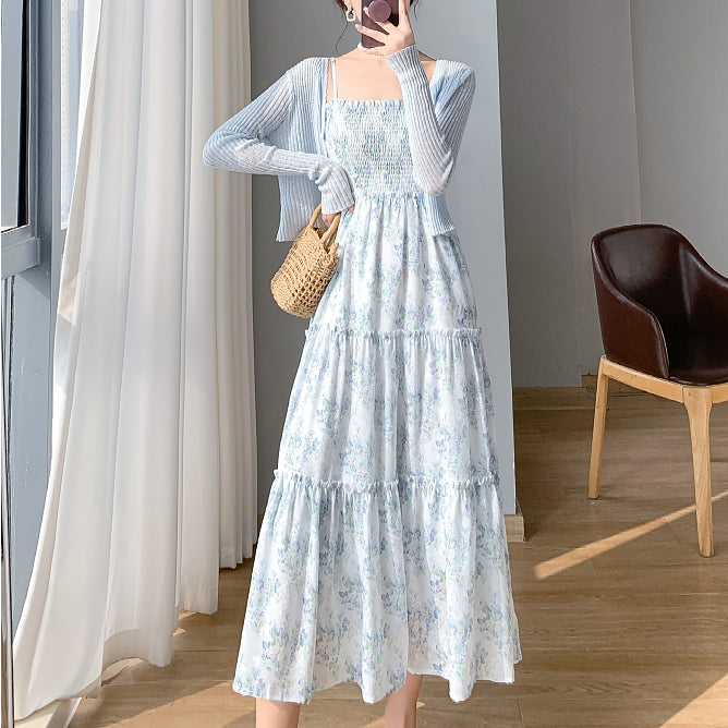 【Dress】花柄ワンピース T0616