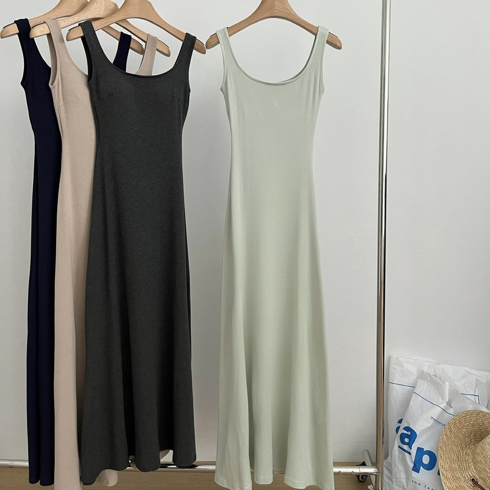 【Dress】快適なパッド入りドレス T0613