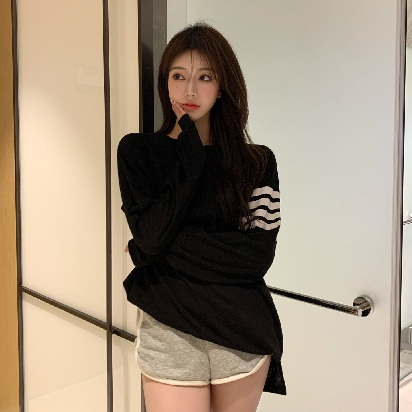 【Tops】4色展開Tシャツ T01012