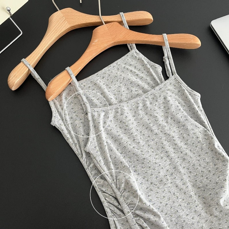 【Dress】花柄キャミソールワンピース T0609