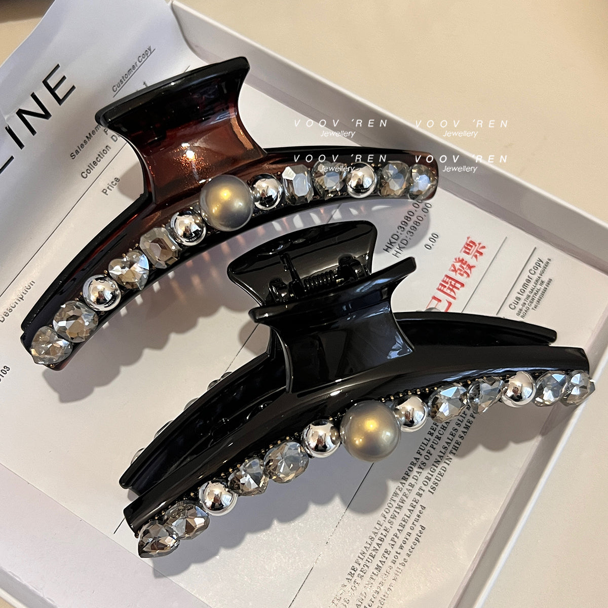 【雑貨】ダイヤモンドクロウクリップ T0950