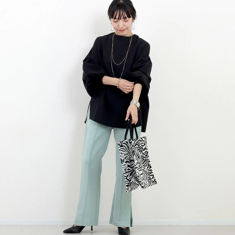 【Tops】両面主役エレガント通勤ブラウス T01061