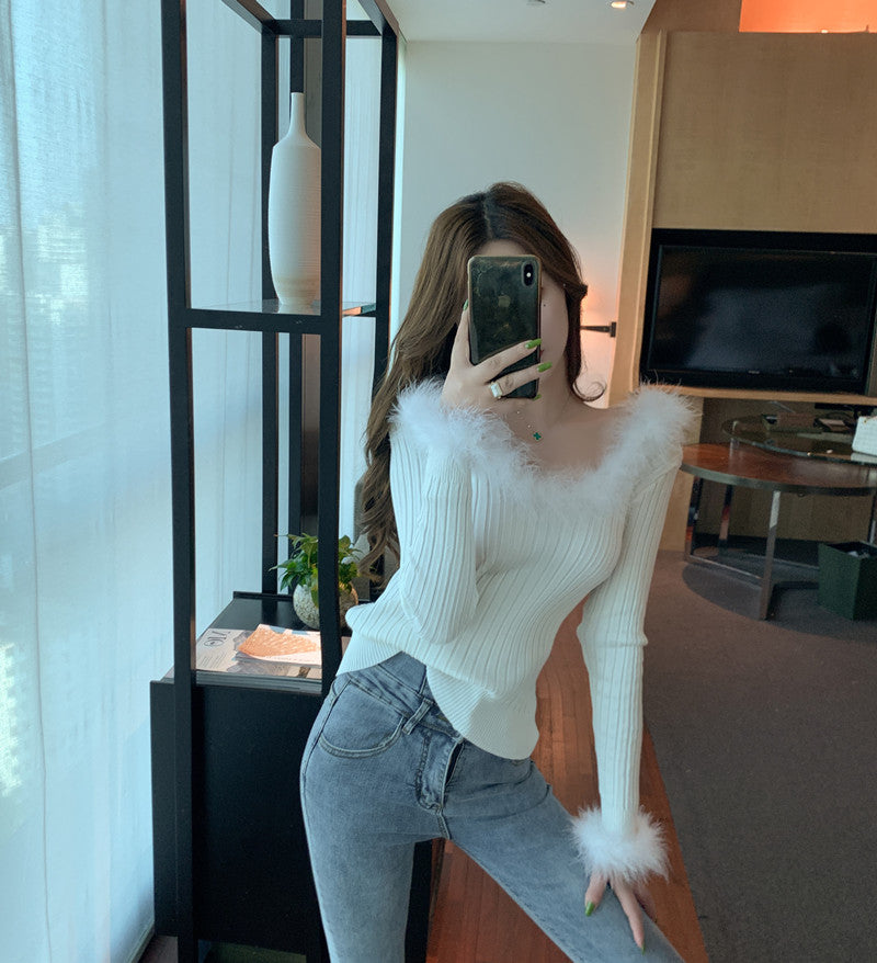 【Tops】セクシーニット W13518
