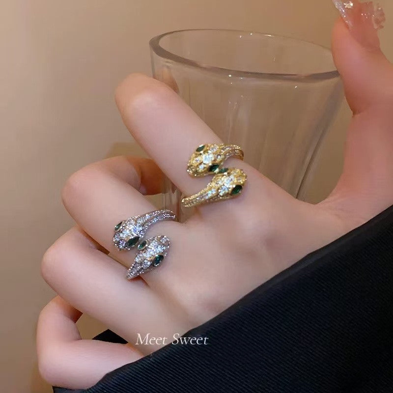 【雑貨】2色選択可ダイヤモンド指輪 W14366