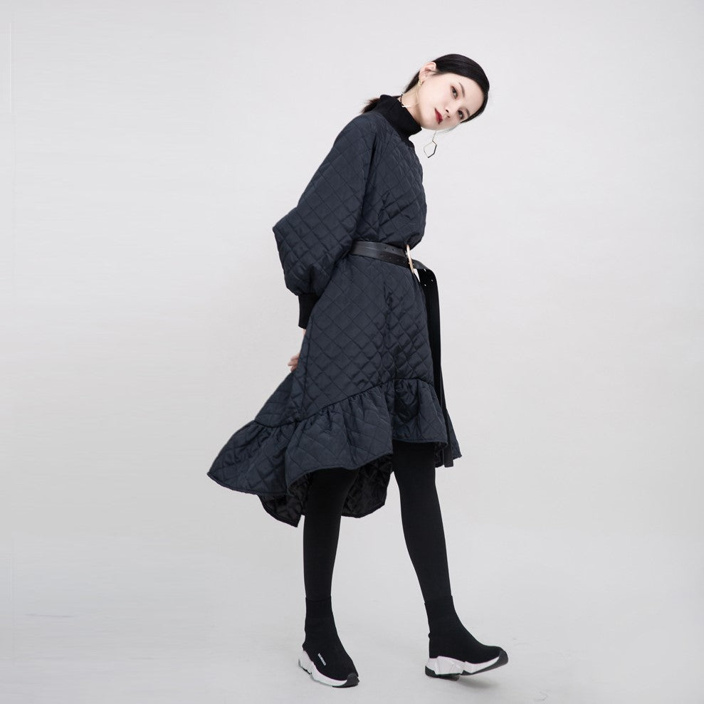 【Dress】bigシルエット高級感ワンピース Z8006