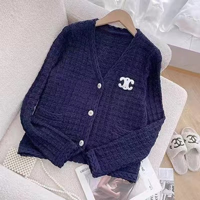 【Outer】3色展開ニットカーディカン W13245