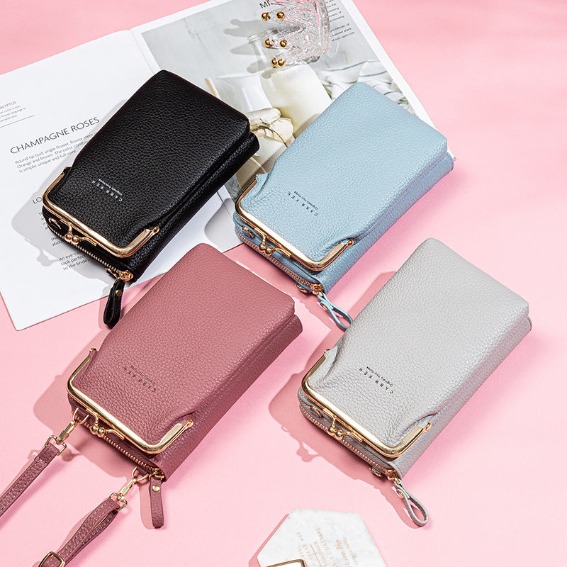 【雑貨】スマホポーチスレディース 斜めがけミニ財布 軽量バッグ Z-4916