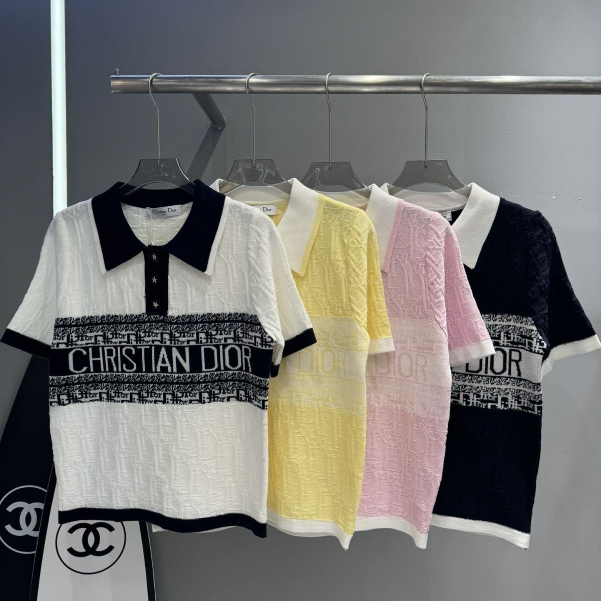 【Tops】POLOネックTシャツ T01443