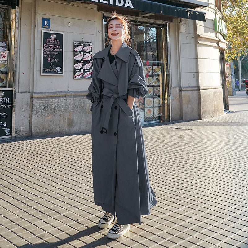 【Outer】フレンチレトロトレンチコート W13546