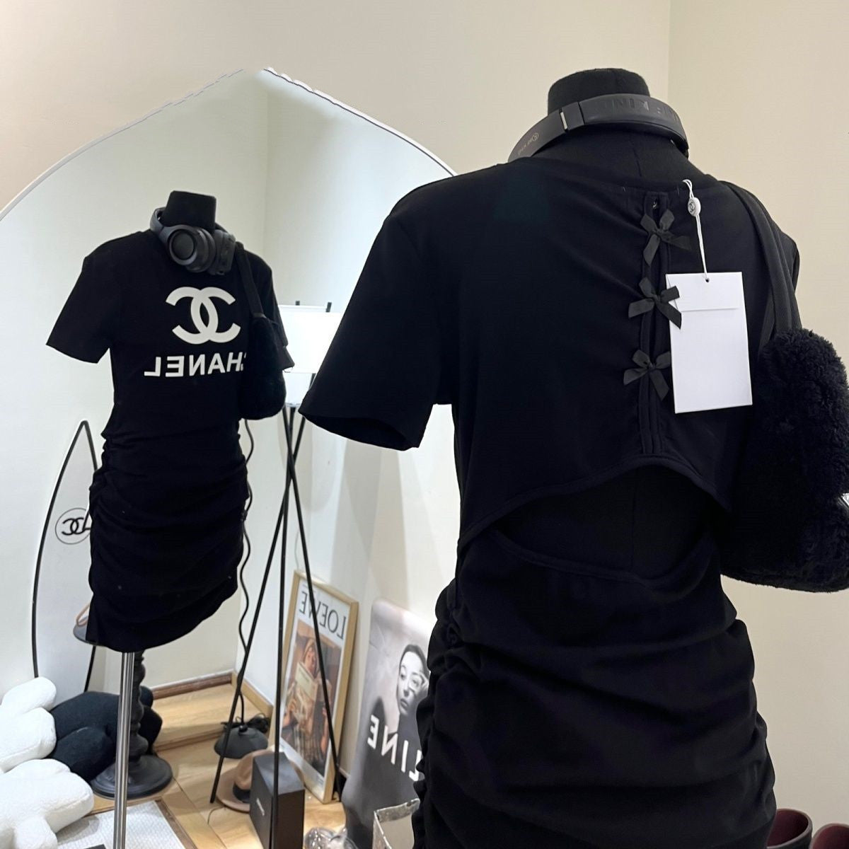 【Dress】2色展開タイトワンピース W12525