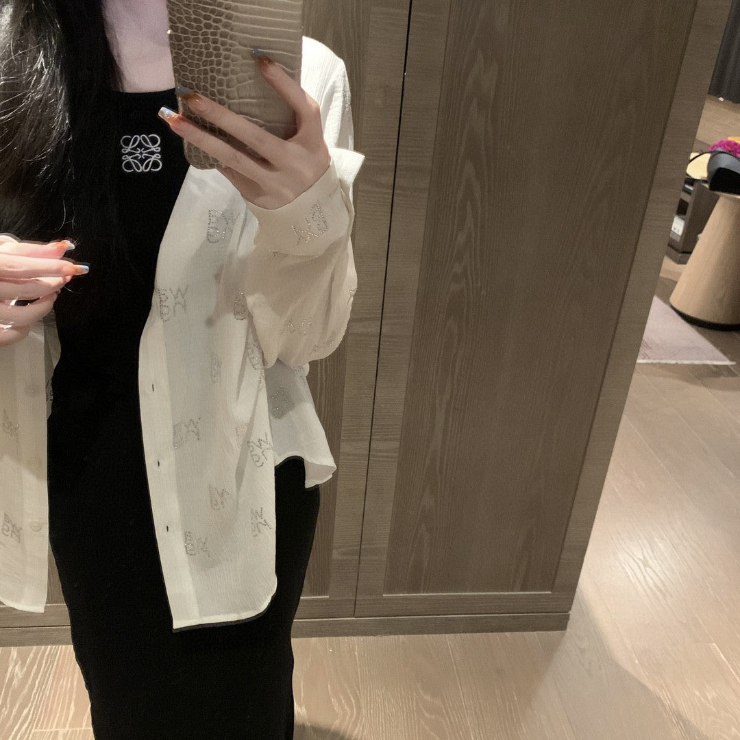 【Outer】透け感シャツコート W11954