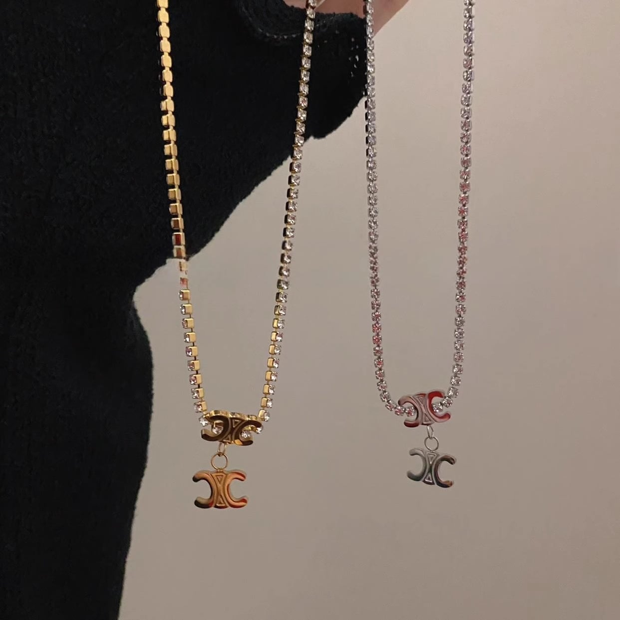 【雑貨】キラキラネックレス W10998