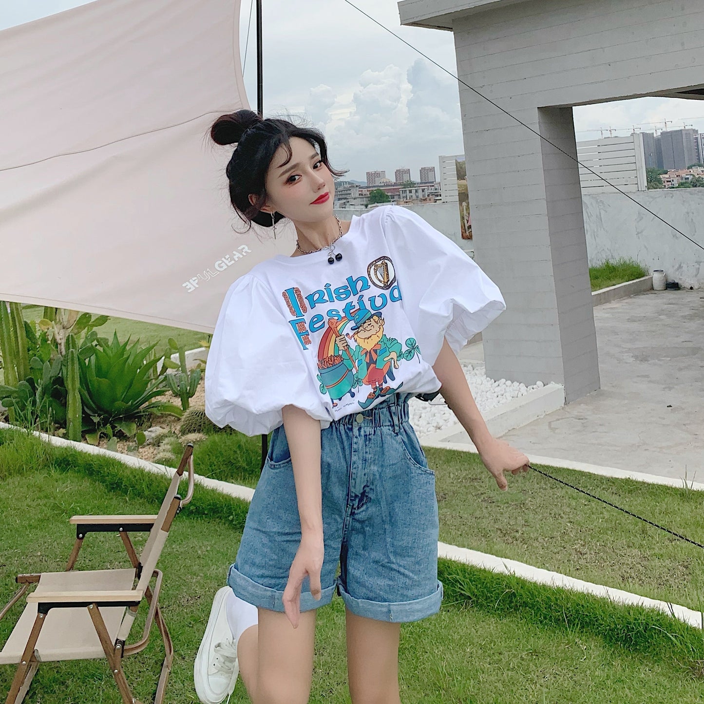 【Tops】新作アイテム~キャラメルTシャツ W11495