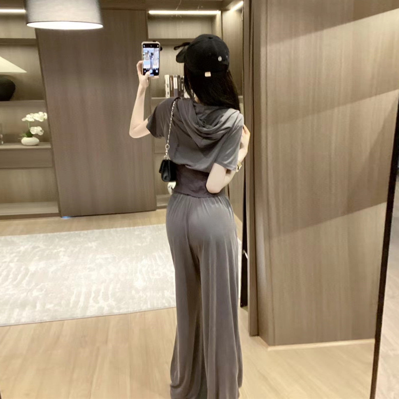 【Set】カジュアルセット Tシャツ + パンツ W12268