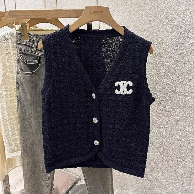 【tops】ニットジレ M21833