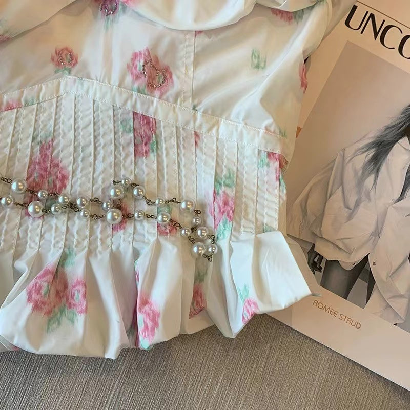 【Tops】フラワートップス W11019