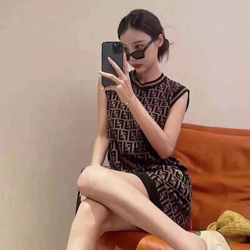 【Dress】春夏ノースリーブワンピース Z6782