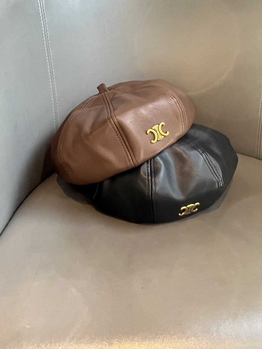 【GOODS】レザーベレー帽 N2492