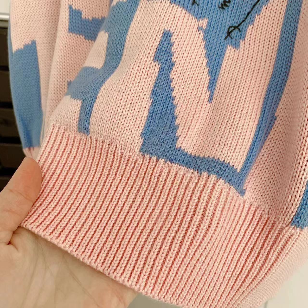 【tops】クルーネックニットセーター M21415