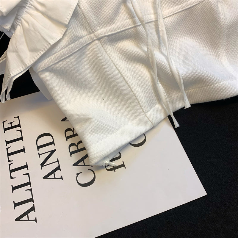 【Tops】フリルシャツ W12492