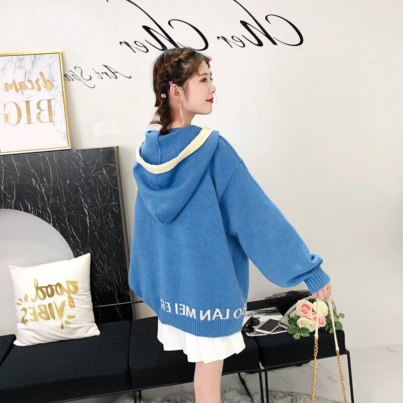 【tops】定番シンプルスウィートニットセーター韓国系3色