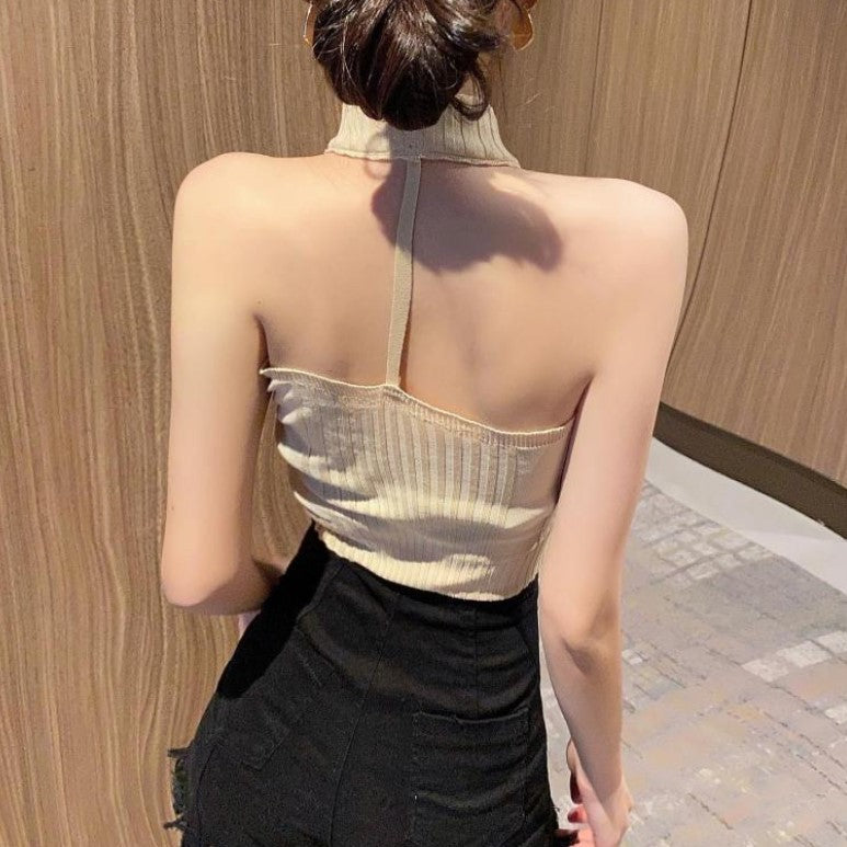 【Tops】春夏バックレスタンクトップ Z-5183