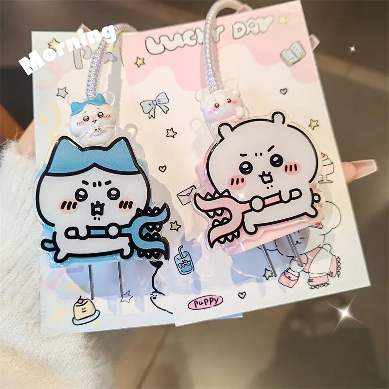 【雑貨】可愛いiPhone充電器の保護ケース W13948