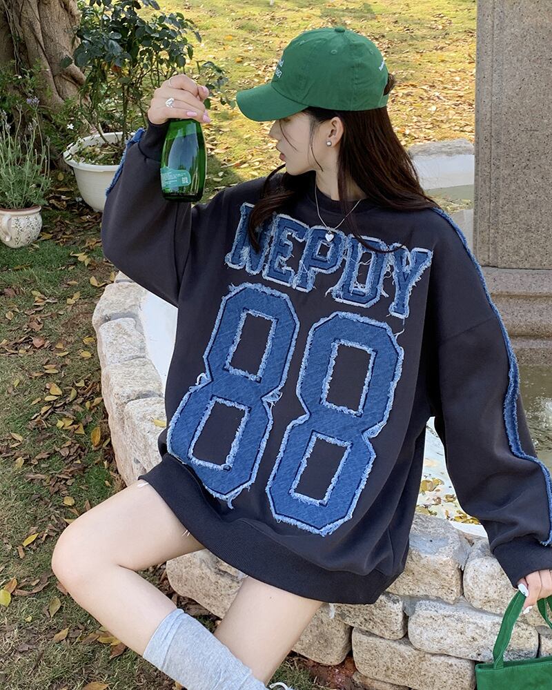 【tops】プリントスウェットG19780