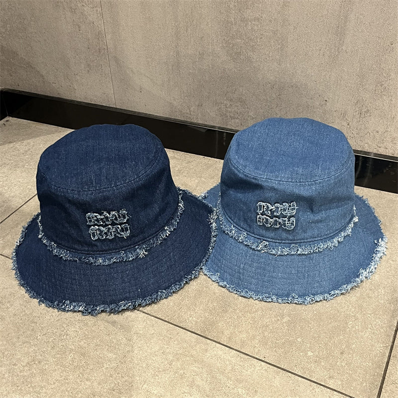 【雑貨】2色選択可デニムサファリハット W13252