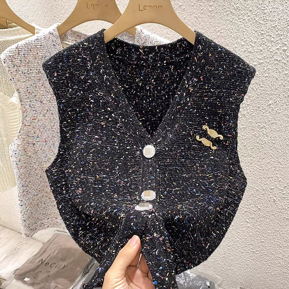 【tops】ニットVネックジレ M21869